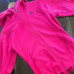 Adidas Climawarm Full Zip Hoodie Jacket - Pink Size S